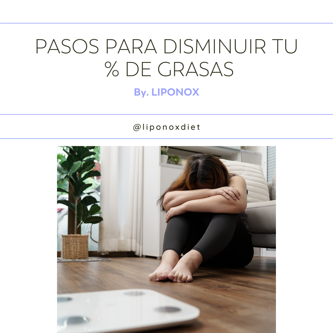 ¡Pasos para disminuir tu % de grasa!