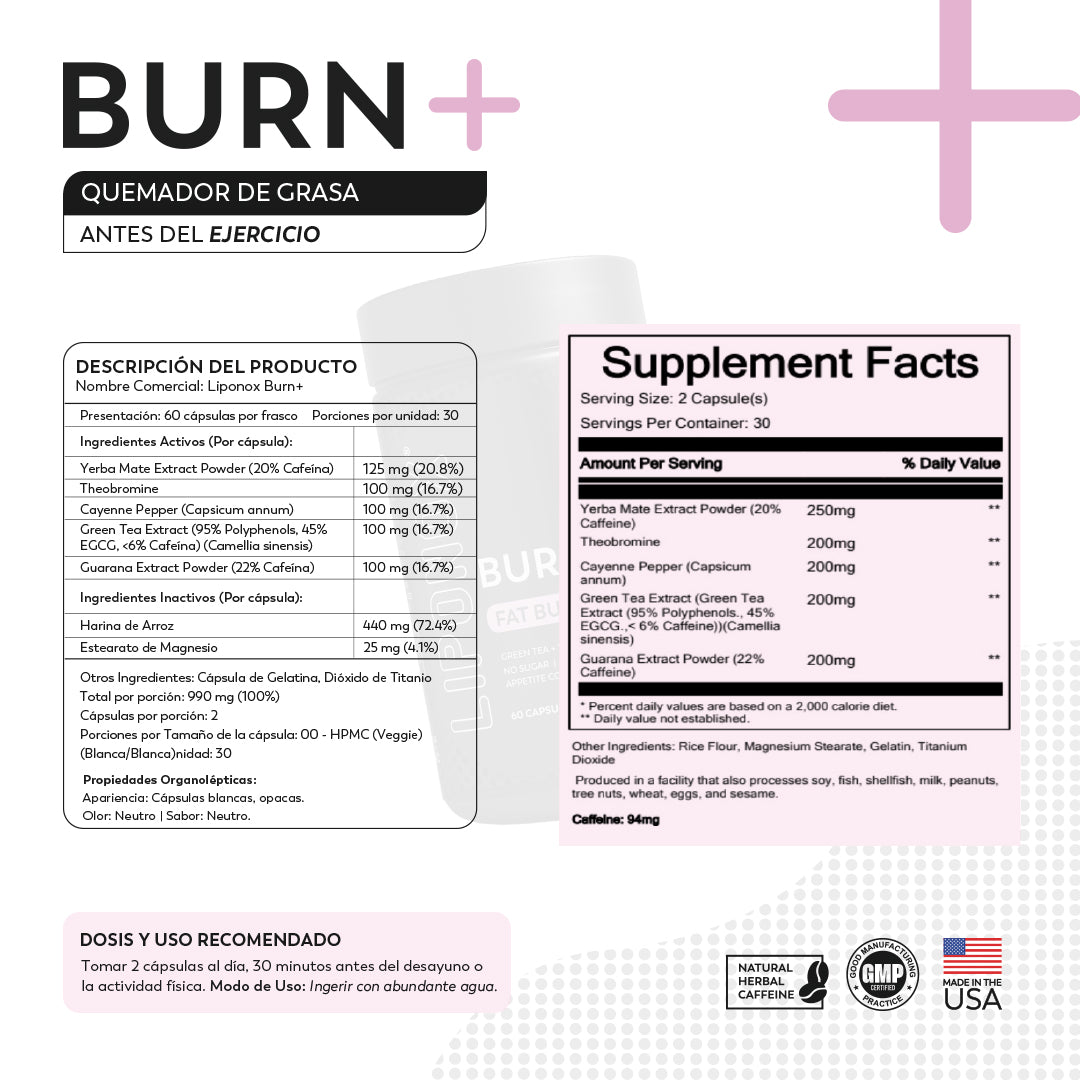 Fat Burner / Liponox Burn+