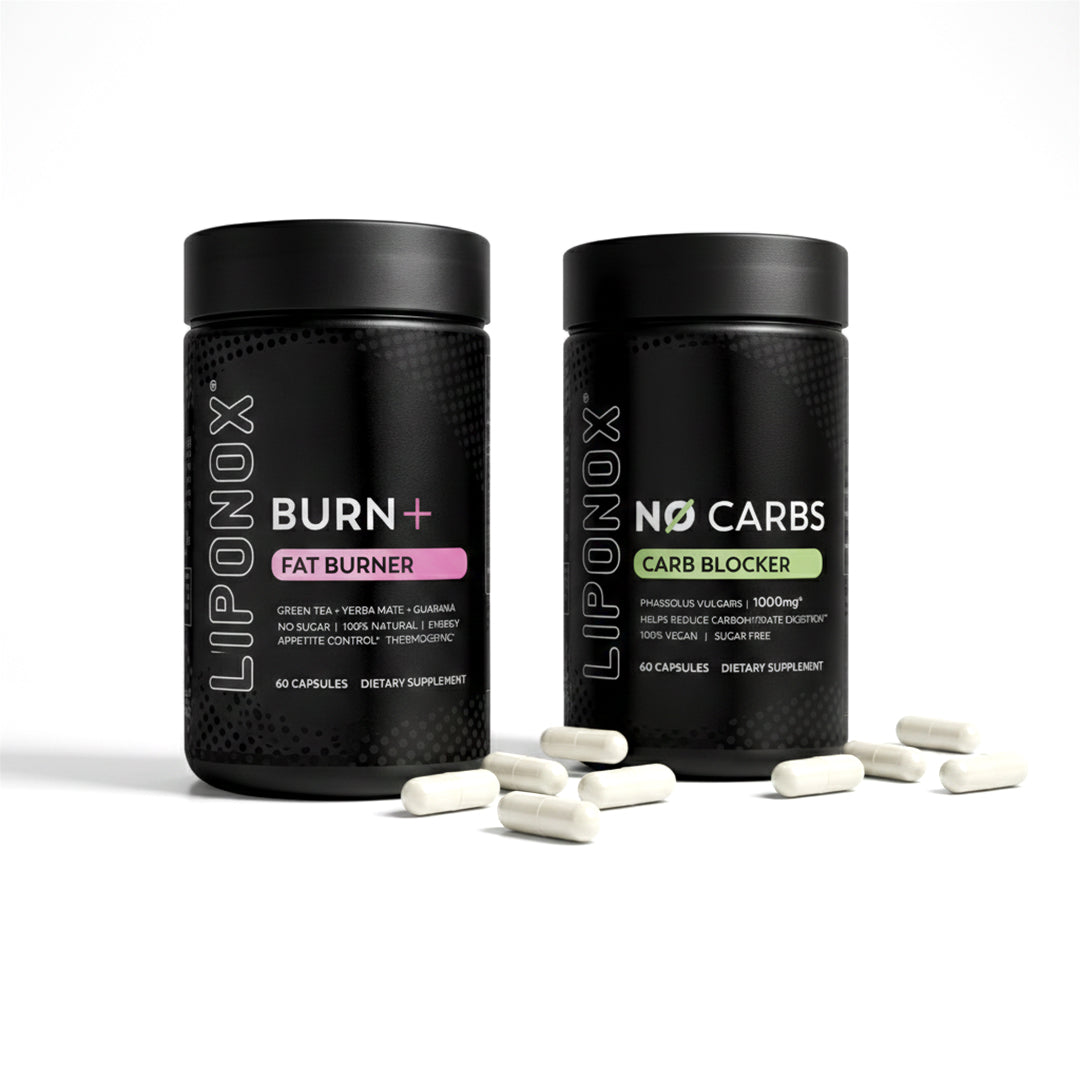 Pack Liponox NoCarb + Burn+ / Bloquea Carbohidratos + Quema grasas