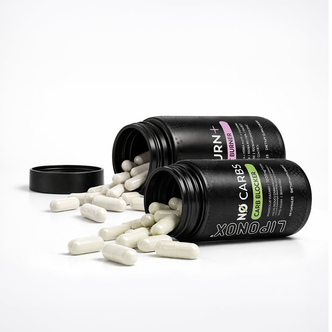 Pack Liponox NoCarb + Burn+ / Bloquea Carbohidratos + Quema grasas