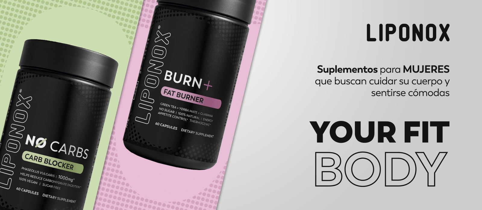 Banner home Liponox Suplementos