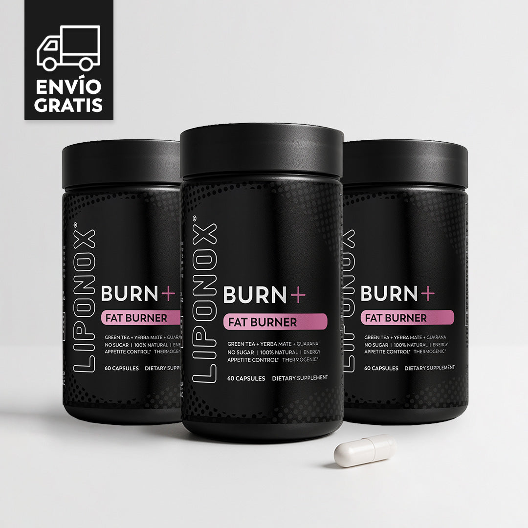 Pack 3 Meses Liponox Burn+ / Fat Burner